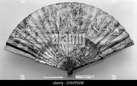 Fan metà 18th secolo francese. Ventola 209613 Foto Stock