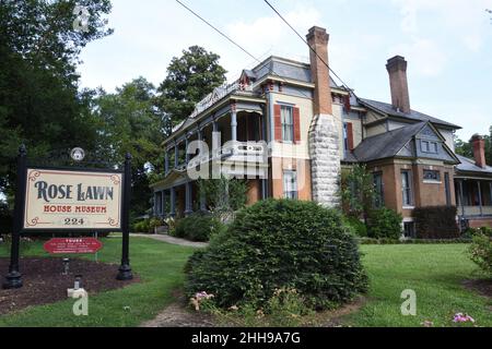 Rose Lawn Museum, la residenza vittoriana restaurata, a Cartersville, GA, USA. E 'sul registro nazionale dei luoghi storici. Foto Stock