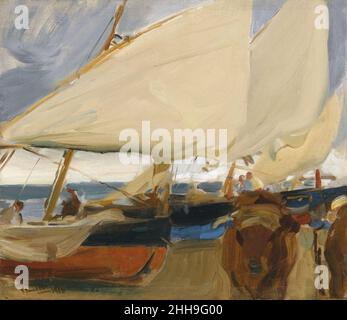 Joaquín Sorolla - Playa de Valencia (1910). Foto Stock
