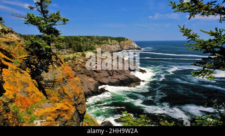 Isola di Monhegan, Maine Foto Stock