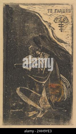 Qui facciamo l'amore (te Faruru), dalla fragranza (Noa Noa) 1893–94 Paul Gauguin Francese. Qui facciamo l'amore (te Faruru), dalla fragranza (Noa Noa) 337877 Foto Stock