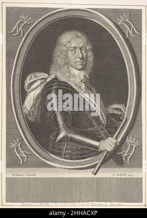 Louis de Bourbon-Vendôme, duc de Mercoeur 1649 Robert Nanteuil Francese. Louis de Bourbon-Vendôme, duc de Mercoeur 352108 Foto Stock