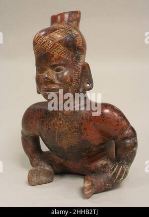 Hunchback Figura vaso 2nd–3rd secolo Colima. Contenitore di figura di hunchback 312577 Foto Stock