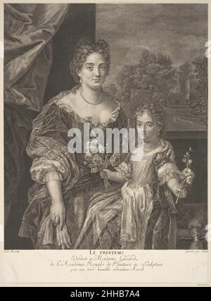 Le Printemps 1760–1831 Jean Jacques Avril, il francese anziano. Le Printemps 400424 Foto Stock