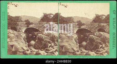 [Pair of Early Stereograph views of British Bridges] 1860s–80s Gemme stereoscopiche. [Pair of Early Stereograph views of British Bridges] 288225 Foto Stock