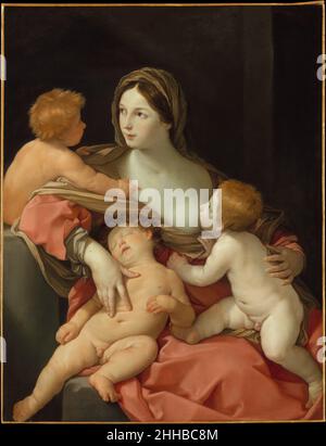 Carità Guido reni Italian questa figura allegorica della Carità segue un modello iconografico ben consolidato di una donna che allattava un gruppo di bambini. Reni ha ottenuto i prezzi più alti e la più grande ammirazione tra i suoi contemporanei per i volti idealizzati e i toni gioiosi. Questo dipinto potrebbe essere stato commissionato o acquistato dal principe Karl Eusebio von Liechtenstein (1611-1684), che ha viaggiato in Italia nel 1629-30. Beneficenza 437422 Foto Stock