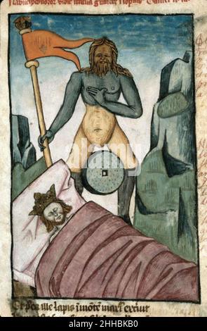 Statua di Songe Nabuchodonosor. Foto Stock