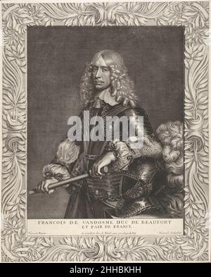 Vendôme, Duc de Beaufort ca. 1649 Robert Nanteuil Francese. Vendôme, Duc de Beaufort 351414 Foto Stock