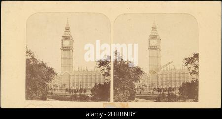 [Pair of Early Stereograph views of London, England] 1850s–70s views of London British. [Pair of Early Stereograph views of London, England] 288245 Foto Stock