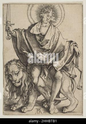 Giustizia ca. 1499 Albrecht Dürer Tedesco. Giustizia 391087 Foto Stock