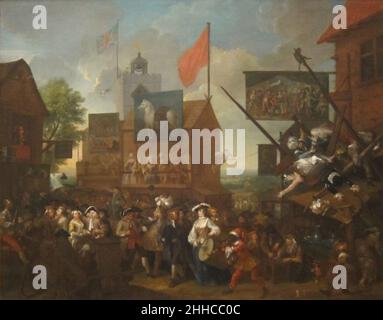 Southwark Fair di William Hogarth (inglese, 1733. Foto Stock