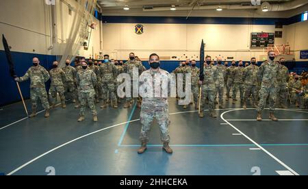 Space Delta 11 attivazione cerimonia (1). Foto Stock