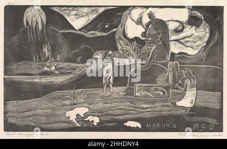 Maruru 1893–94 Paul Gauguin Francese. Maruru 337848 Foto Stock