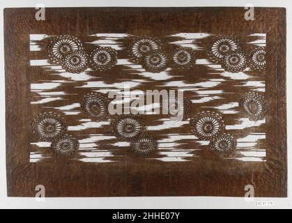 Stencil 19th secolo Giappone. Stencil. Giappone. 19th secolo. Carta, seta. Stencil Foto Stock