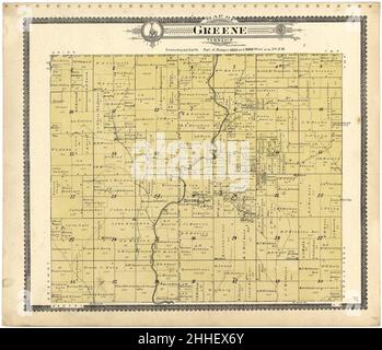 Standard atlas of Worth County, Missouri - incluso un libro plat dei villaggi, città e città della contea, mappa dello stato, Stati Uniti e mondo, Patrons directory, riferimento Foto Stock