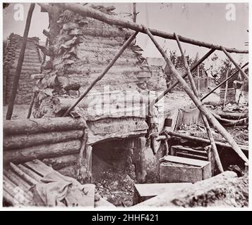 Abbandonato campo, Falmouth, Virginia 1862 Andrew Joseph Russell americano. Campo abbandonato, Falmouth, Virginia 268002 Foto Stock