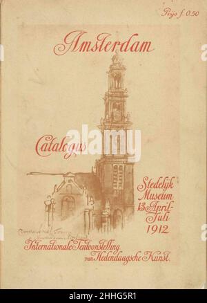 Stedelijke internationale tentoonstelling van kunstwerken van levende meesters cover anteriore. Foto Stock