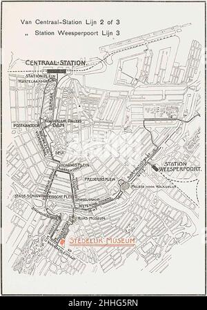 Stedelijke internationale tentoonstelling van kunstwerken van levende meesters map. Foto Stock