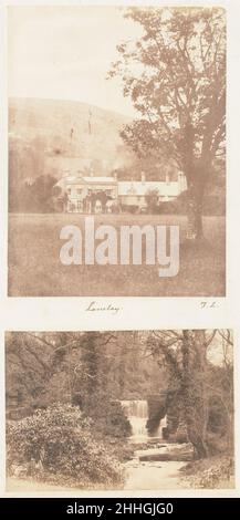 Lanelay; [Untitled] 1853–56 John Dillwyn Llewelyn inglese, gallese. Lanelay; [senza titolo]. John Dillwyn Llewelyn (British, Swansea, Galles 1810–1882 Swansea, Galles). 1853–56. Stampa in carta salata; stampa in argento albume. Fotografie Foto Stock