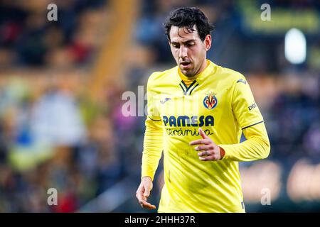 22th gennaio 2022; Estadio la Ceramica, Vila Real, Spagna; la Liga Football, Villarreal CF contro RCD Mallorca; Dani Parejo di Villarreal CF Foto Stock