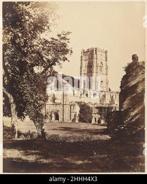 Fontane Abbey. La Chiesa, Chiostro e Ospizio 1850s Joseph Cundall British. Fontane Abbey. La Chiesa, Chiostro e Ospizio 291376 Foto Stock