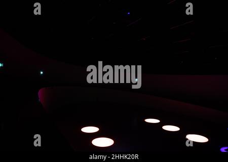 Maat Museum Light Show art Foto Stock