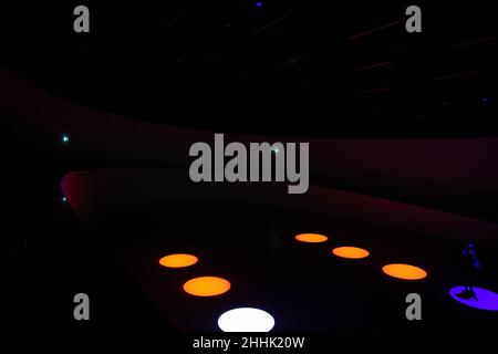 Maat Museum Light Show art Foto Stock