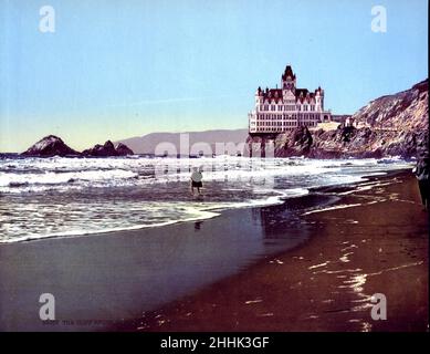 San Francisco, California, 1899 - The Cliff House, San Francisco, California. Foto di Detroit Photographic Company Foto Stock