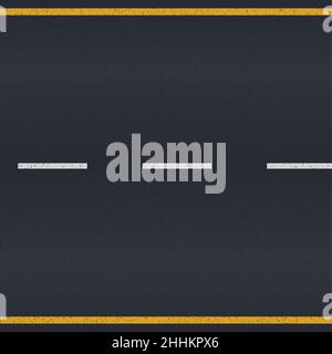 Strada asfaltata. Illustrazione Vettoriale