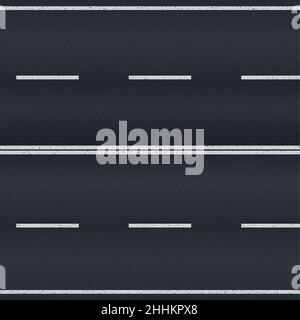 Strada asfaltata. Illustrazione Vettoriale