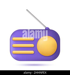 Radio icona vettore Illustrazione Vettoriale