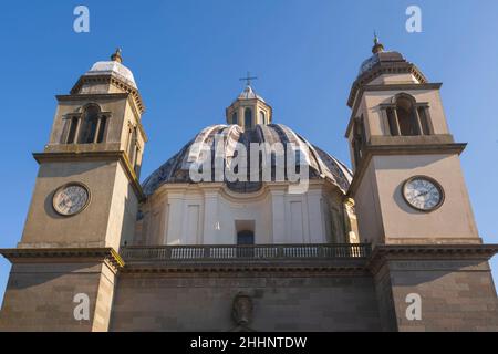 Centro storico, Basilica di Santa Margherita, Montefiascone, Lazio, Italia, Europa Foto Stock