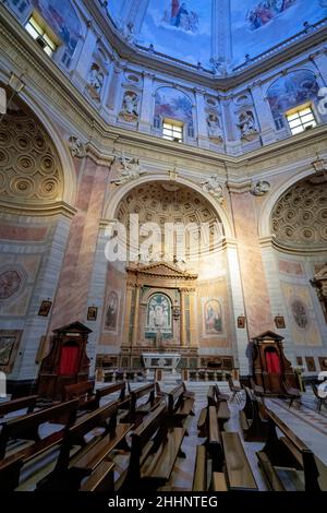 Basilica Santa Margherita, interno, Montefiascone, Lazio, Italia, Europa Foto Stock