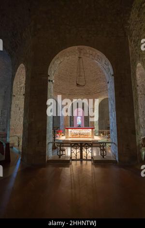 Santuario Santa Lucia Filippini, Chiesa, interno, Montefiascone, Lazio, Italia, Europa Foto Stock