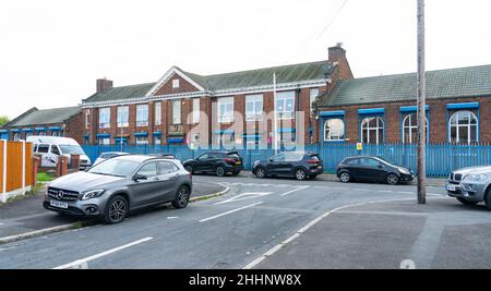 Leamington Road Primary School, Norris Green, Liverpool 11. Immagine scattata nel settembre 2021. Foto Stock