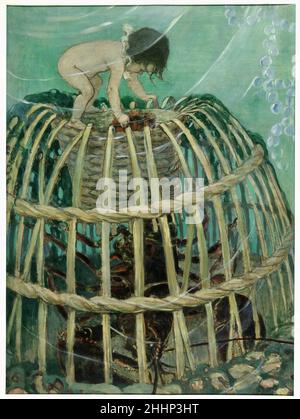 Jessie Willcox Smith illustrazioni per il libro per bambini The Water Babies di Charles Kingsley - 1916 Foto Stock