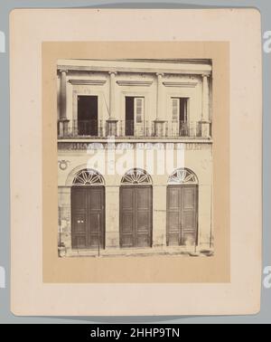 [Gran Teatro de Iturbide] 1867 Francis De la Paid. [Gran Teatro de Iturbide]. Francis Aubert (francese, 1829–1906). 1867. Stampa argento albume da vetro negativo. Fotografie Foto Stock