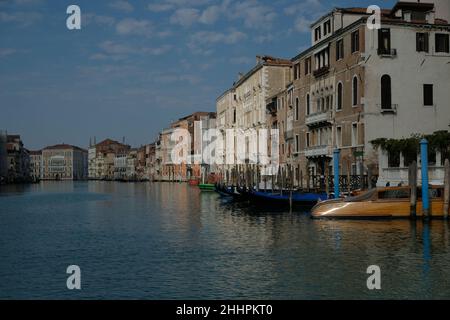 Vedute di Venezia durante il blocco causato dalla malattia di cioronavirus Foto Stock