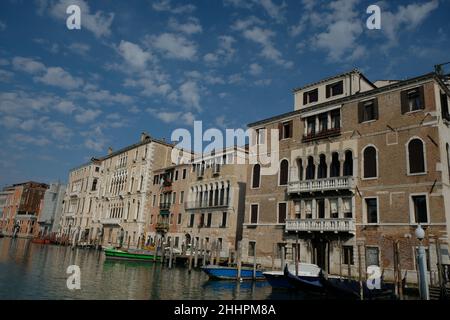 Vedute di Venezia durante il blocco causato dalla malattia di cioronavirus Foto Stock