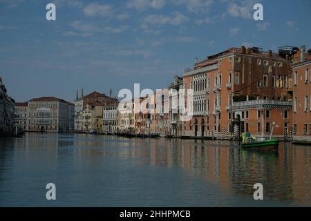 Vedute di Venezia durante il blocco causato dalla malattia di cioronavirus Foto Stock