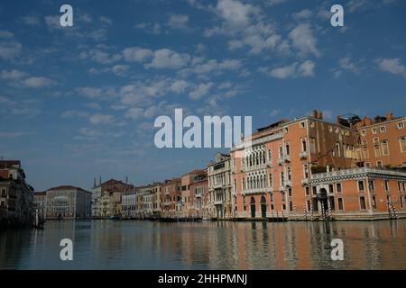 Vedute di Venezia durante il blocco causato dalla malattia di cioronavirus Foto Stock