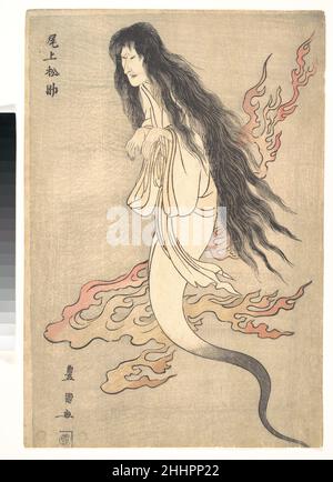 Onoe Matsususuke come il fantasma della moglie assassinata Oiwa, in 'A tale of Horror dalla stazione di Yotsuya sulla Tokaido Road' 1812 Utagawa Toyokuni i giapponese. Onoe Matsususuke come il fantasma della moglie omicida Oiwa, in 'Una tale dell'orrore dalla stazione di Yotsuya sulla Tokaido Road' 45290 Foto Stock