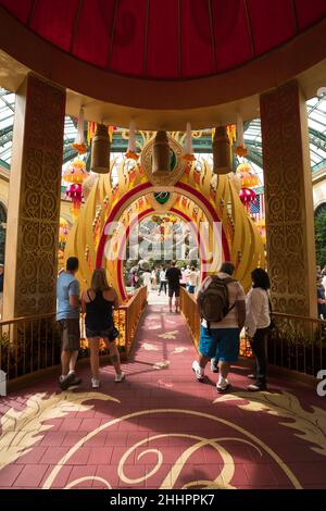 Las Vegas, Stati Uniti. 26 Set 2019. Bellagio Hotel and Casino mostra d'estate indiana nei Giardini Botanici. Foto Stock