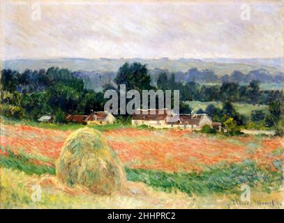 Haystack a Giverny di Claude Monet (1840-1926), olio su tela, 1886 Foto Stock