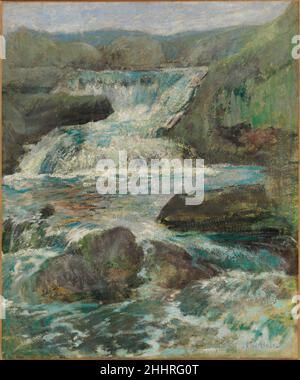 Cascate di Horseneck ca. 1889–1900 John Henry Twachtman americano. Cascate di Horseneck. John Henry Twachtman (americano, Cincinnati, Ohio 1853–1902 Gloucester, Massachusetts). Americano. CA. 1889–1900. Olio su tela Foto Stock