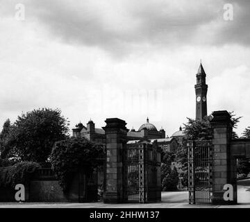 Università di Birmingham, West Midlands, circa 1950. Foto Stock