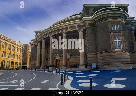 Edificio storico della Convocation Hall dell'Università di Toronto. Convocation Hall è una rotonda a cupola progettata da Darling e Pearson e completata in Foto Stock