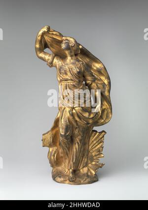 Statuette metà 18th secolo francese. Statuette 190438 francese, statuette, metà del 18th secolo, bronzo dorato, totale (confermato): 14 1/2 x 7 1/2 x 5 pollici, 17,4lb. (36,8 x 19,1 x 12,7 cm, 7,8926kg). Il Metropolitan Museum of Art, New York. Dono di J. Pierpont Morgan, 1906 (07.225.510.716) Foto Stock