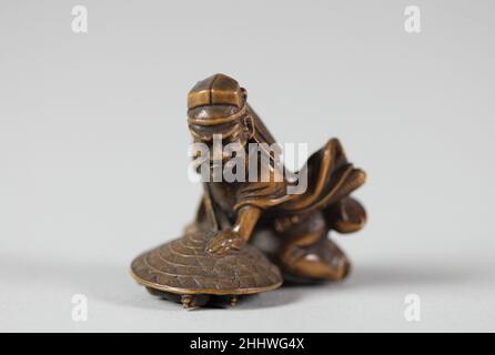 Netsuke 19th secolo Giappone. Netsuke. Giappone. 19th secolo. Legno. Edo (1615–1868) o Meiji (1868–1912). Netsuke Foto Stock