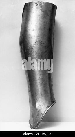 Greave (bassa gamba difesa) 16th secolo tedesco. Greave (gamba inferiore difesa) 23007 Foto Stock